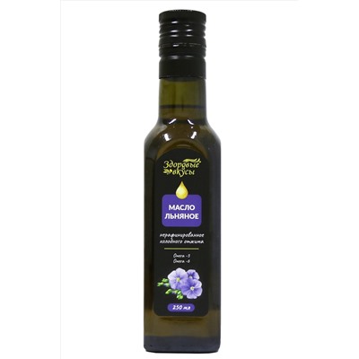 Масло льняное 250мл ЭКОПРОДУКТЫ, 1191001