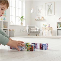 Кубики в картинках 20 Модели автомобилей ( из 6-ти штук)