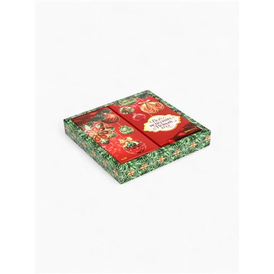 Подарочный набор новогодний «Всё исполнит Новый год», чай 50 г, шоколад 70 г