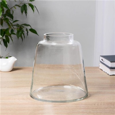 Ваза «Осло», 2.3 л, d=7.2 см, 16.5×17.5 см, стекло, прозрачная