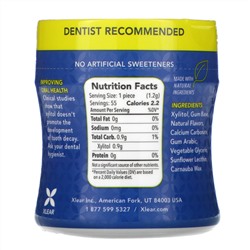 Xlear, Spry, Dental Defense Gum, Sugar Free, Natural Peppermint, 55 Pieces