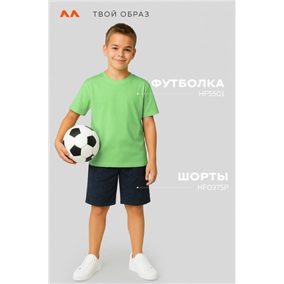 Детская однотонная футболка Happyfox