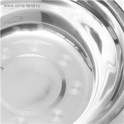 Подставка с мисками, 2×2 л, высота 50 см, разборная, чёрная