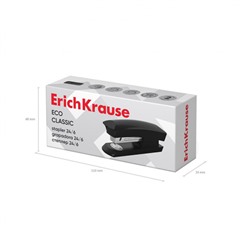 Степлер 24/6 на 30 листов 28235 "Эко. Классика" черный ErichKrause