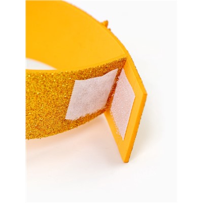 Карнавальный браслет новогодний «Снежинка», золотой