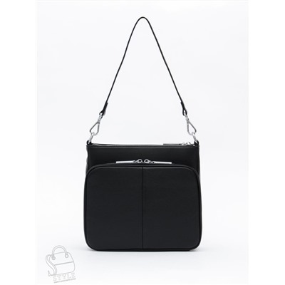 Сумка женская кожаная 2378Y black Polina&Eiterou