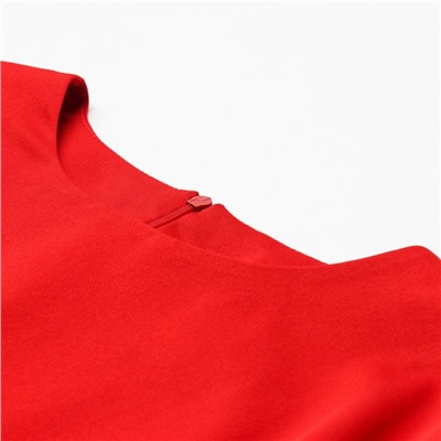 Платье мини женское MINAKU: Silk pleasure, красное, размер 46