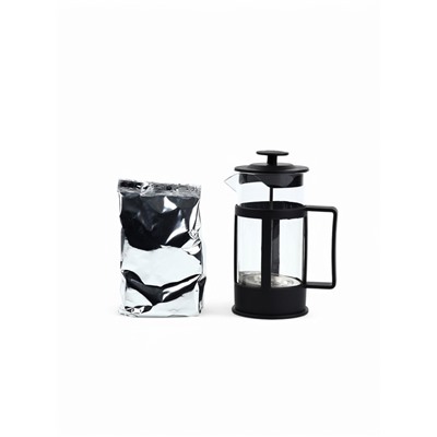 Подарочный набор «От всего сердца», чай зелёный со вкусом жасмина 100 г, френч-пресс 350 мл