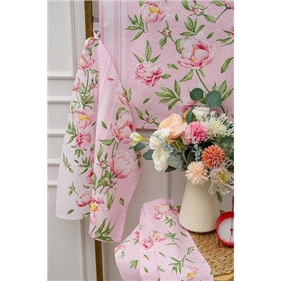 Натали Полотенце Набор кухонных полотенец Пионы