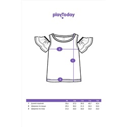 Футболка PLAYTODAY, 1121384