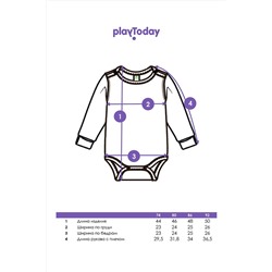 Боди, 2 шт. PLAYTODAY, 1122335