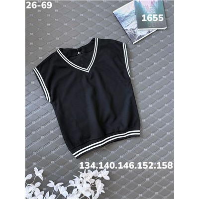Жилет 1655 чёрный
