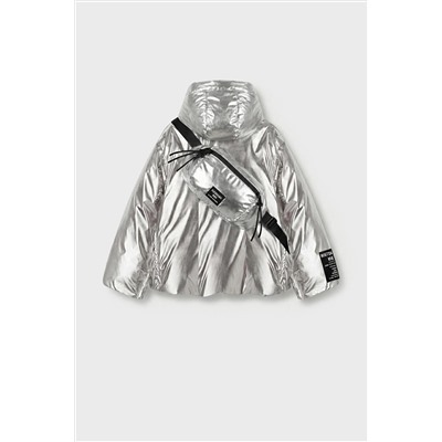 Комплект для девочек: куртка текстильная с полиуретановым покрытием, сумка PLAYTODAY, 1240196