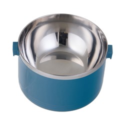 Ланч-бокс, 650 мл, сохраняет тепло 2 ч, нержавеющая сталь, бирюзовый