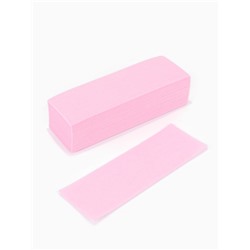 Полоски для депиляции, 20 × 7 см, 100 шт, розовые