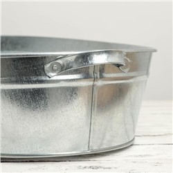 УЦЕНКА Таз овальный, 23 л, оцинкованный