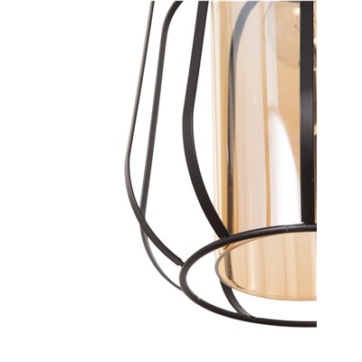 Светильник BayerLux «Вица», 1×40 Вт, Е27, черный, 18×18×30 см