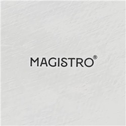 Блюдо для подачи Magistro «Бланш», 37.5×22.3×3.5 см см, фарфор, белое