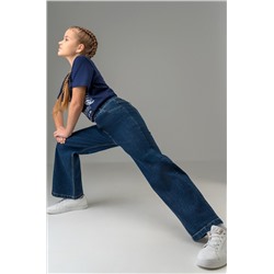 Джинсы палаццо на резинке для девочки Happyfox