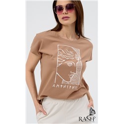 Футболка "Амфитрита" бежевая