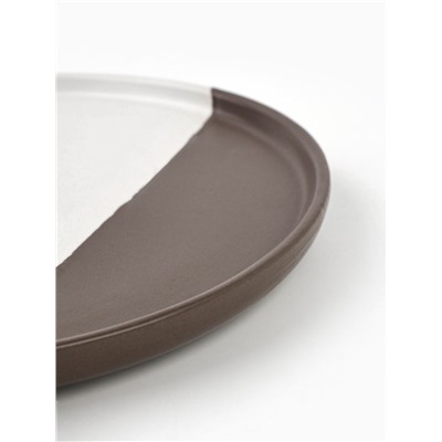 Тарелка плоская керамическая «Цветочная поляна», d=21.7 см, ручная работа