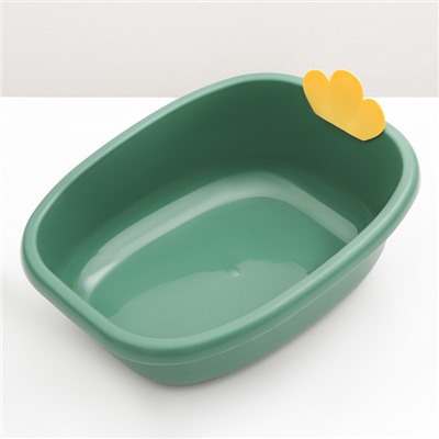 Туалет без борта 41×33.5×15.5 см, зелёный