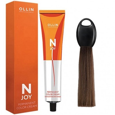 OLLIN N-JOY Пермаментная крем-краска 9/12 блондин пепельно-фиолетовый 100 мл