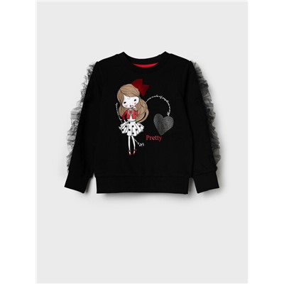 Толстовка трикотажная для девочек