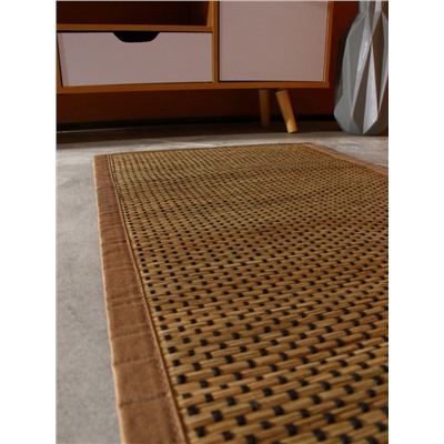 Коврик плетёный из сиграса, 80×50×0.7 см