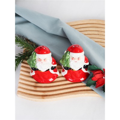 Набор для специй новогодний Дед мороз / 249281 /уп 72/ 12х5х7,5 см