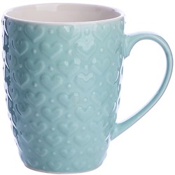 9-31350-2 Кружка 340мл с рельефом Turquoise LR (х36)