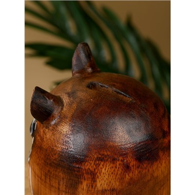 Копилка «Совенок», 10×10×13 см, дерево