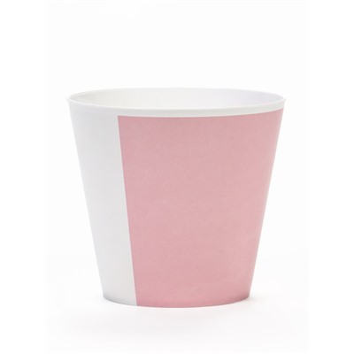 Кашпо для цветов «Цвет», 800 мл, d=12 см, h=11 см, пластиковое