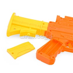 Автомат "Боевой Арсенал" свет, звук, эффект отдачи, на батарейках, в пакете