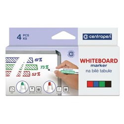 Набор 4 маркера для доски 2,5мм Board 8559/4 Centropen