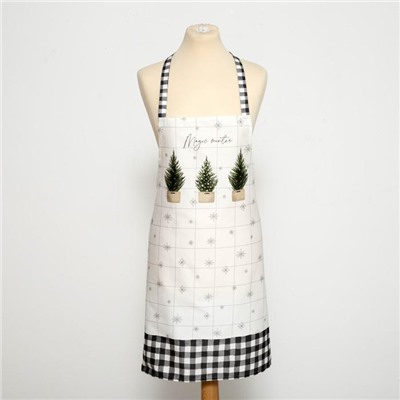 Фартук новогодний «Этель» Magic winter 60×70 см, 100% хлопок, саржа 190 г/м²