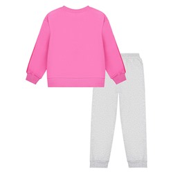 Комплект трикотажный для девочек: толстовка, брюки
