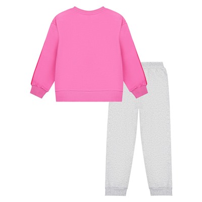 Комплект трикотажный для девочек: толстовка, брюки