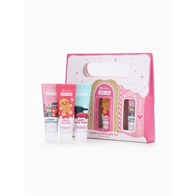 Крем для рук, новогодний набор 3 шт. × 30 мл, нежная забота, URAL LAB