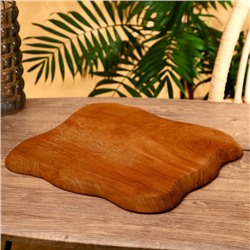 Блюдо, 32×26×2.5 см, тиковое дерево