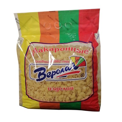 Макароны Верола Рожки рифленые гр. В в/с, 3 кг