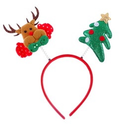 Ободок карнавальный «Новогодний», виды МИКС