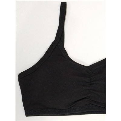 4408-02 Топ для девочки подростковый черный (BAYKAR)