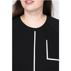 Платье Вертикаль (Черный)