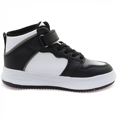 YW73-2 черн/бел Ботинки деми для мальчиков (26-31)/8