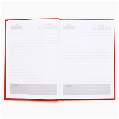 Новогодний подарочный набор косметики «Время сиять», гель для душа 250 мл и ежедневник, Чистое счастье