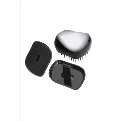 Nail Art Расчёска компактная металлик, серебристый KRISTALLER, 1107321