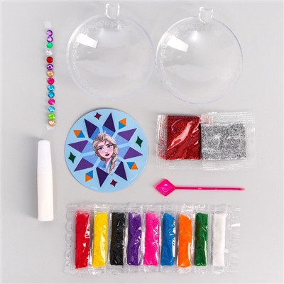 УЦЕНКА Набор для творчества: шар-фреска "Эльза", Холодное сердце