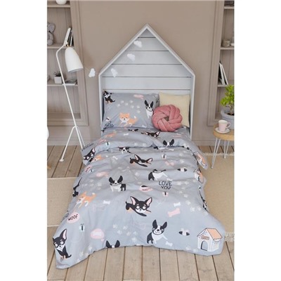 Постельное бельё 1.5-спальное «Этель» Best friend, бязь