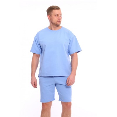 Комплект с шортами Бриз 27 (Голубой)